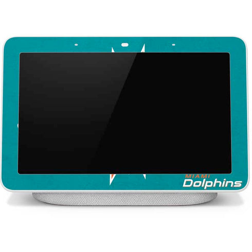 NFL Miami Dolphins Distressed- Aqua Google Home Hub Skin