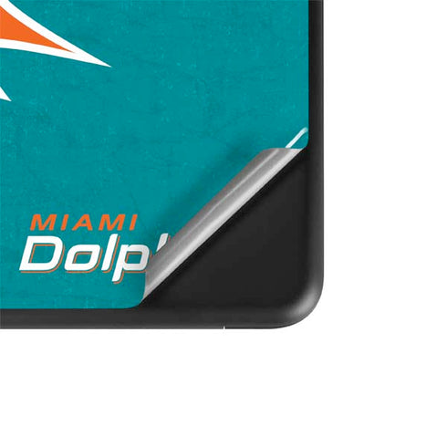 NFL Miami Dolphins Distressed- Aqua Google Pixelbook Go Skin