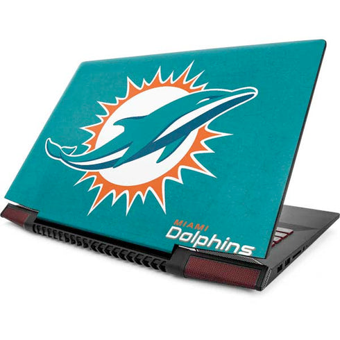 NFL Miami Dolphins Distressed- Aqua Lenovo IdeaPad Skin