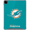 NFL Miami Dolphins Distressed- Aqua iPad Pro 12.9in (2020) Clear Case