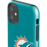 NFL Miami Dolphins Distressed- Aqua iPhone 11 Impact Case