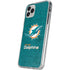 NFL Miami Dolphins Distressed- Aqua iPhone 11 Pro Clear Case