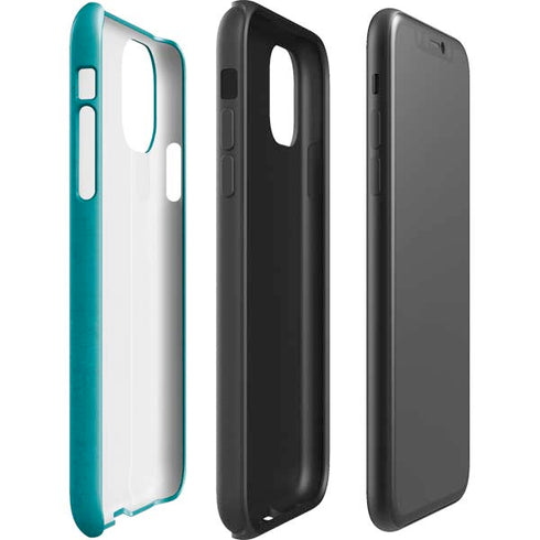 NFL Miami Dolphins Distressed- Aqua iPhone 11 Pro Max Impact Case