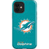 NFL Miami Dolphins Distressed- Aqua iPhone 12 Impact Case