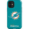 NFL Miami Dolphins Distressed- Aqua iPhone 12 Mini Impact Case