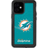 NFL Miami Dolphins Distressed- Aqua iPhone 12 Mini Waterproof Case