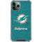 NFL Miami Dolphins Distressed- Aqua iPhone 12 Pro Clear Case