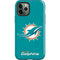 NFL Miami Dolphins Distressed- Aqua iPhone 12 Pro Impact Case