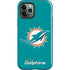 NFL Miami Dolphins Distressed- Aqua iPhone 12 Pro Impact Case