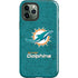 NFL Miami Dolphins Distressed- Aqua iPhone 12 Pro Max Impact Case
