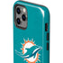 NFL Miami Dolphins Distressed- Aqua iPhone 12 Pro Max Impact Case