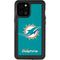 NFL Miami Dolphins Distressed- Aqua iPhone 12 Pro Max Waterproof Case