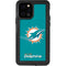 NFL Miami Dolphins Distressed- Aqua iPhone 12 Pro Waterproof Case