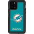NFL Miami Dolphins Distressed- Aqua iPhone 12 Pro Waterproof Case