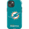 NFL Miami Dolphins Distressed- Aqua iPhone 13 Impact Case