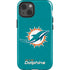 NFL Miami Dolphins Distressed- Aqua iPhone 13 Impact Case