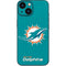 NFL Miami Dolphins Distressed- Aqua iPhone 13 Mini Skin