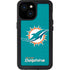 NFL Miami Dolphins Distressed- Aqua iPhone 13 Mini Waterproof Case
