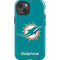 NFL Miami Dolphins Distressed- Aqua iPhone 14 Impact Case