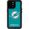 NFL Miami Dolphins Distressed- Aqua iPhone 14 Pro Max Waterproof Case