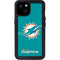NFL Miami Dolphins Distressed- Aqua iPhone 15 Plus Waterproof Case