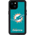 NFL Miami Dolphins Distressed- Aqua iPhone 15 Plus Waterproof Case