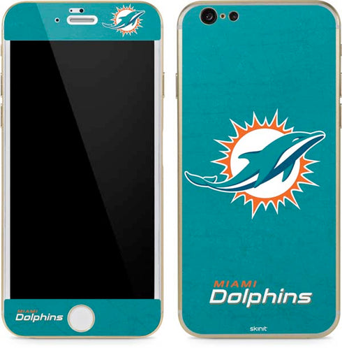 NFL Miami Dolphins Distressed- Aqua iPhone 6/6s Skin