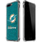 NFL Miami Dolphins Distressed- Aqua iPhone 7/8 Plus Clear Case