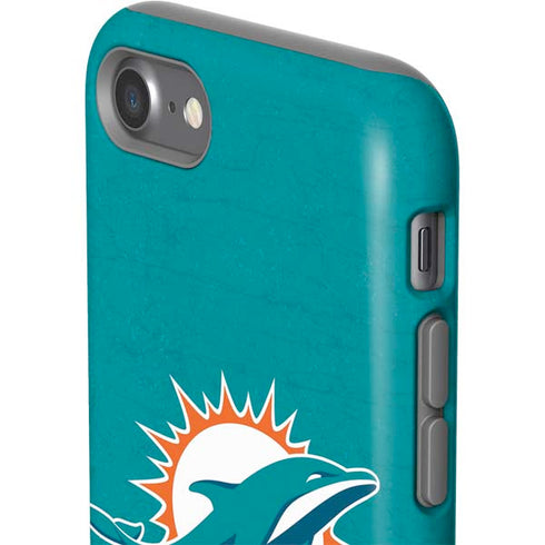 NFL Miami Dolphins Distressed- Aqua iPhone SE (2nd & 3rd Gen) Pro Case