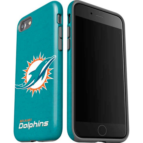 NFL Miami Dolphins Distressed- Aqua iPhone SE (2nd & 3rd Gen) Pro Case