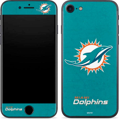 NFL Miami Dolphins Distressed- Aqua iPhone SE (2nd & 3rd Gen) Skin