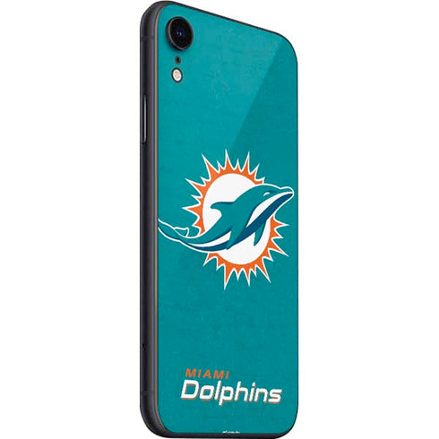 NFL Miami Dolphins Distressed- Aqua iPhone SE (2nd & 3rd Gen) Skin