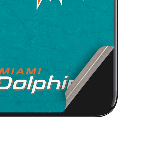 NFL Miami Dolphins Distressed- Aqua iPhone SE (2nd & 3rd Gen) Skin