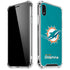 NFL Miami Dolphins Distressed- Aqua iPhone XR Clear Case