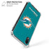 NFL Miami Dolphins Distressed- Aqua iPhone XR Clear Case