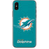 NFL Miami Dolphins Distressed- Aqua iPhone XS Skin