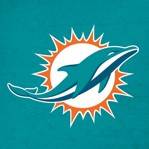 NFL Miami Dolphins Distressed- Aqua iPhone XS Skin