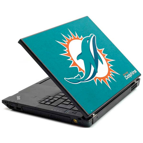 NFL Miami Dolphins Distressed- Aqua Lenovo T420 Skin