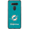NFL Miami Dolphins Distressed- Aqua LG K51/Q51 Clear Case