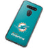 NFL Miami Dolphins Distressed- Aqua LG K51/Q51 Clear Case