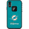 NFL Miami Dolphins Distressed- Aqua LifeProof Fre iPhone Skin