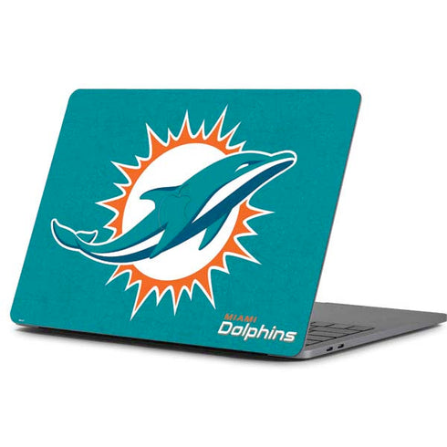 NFL Miami Dolphins Distressed- Aqua Apple MacBook Pro 13-inch Skin