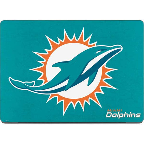 NFL Miami Dolphins Distressed- Aqua MacBook Pro 14in (2021-24) Skin