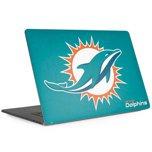 NFL Miami Dolphins Distressed- Aqua Apple MacBook Pro 15-inch Skin
