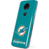 NFL Miami Dolphins Distressed- Aqua Moto E5 Plus Skin