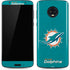 NFL Miami Dolphins Distressed- Aqua Moto G6 Skin