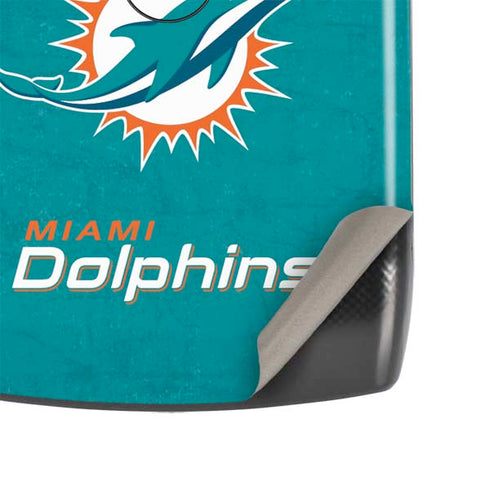 NFL Miami Dolphins Distressed- Aqua Motorola RAZR Skin