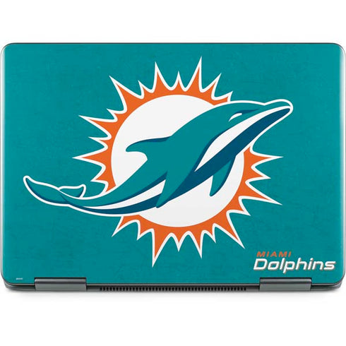 NFL Miami Dolphins Distressed- Aqua Notebook 9 Pro 13in (2017) Skin