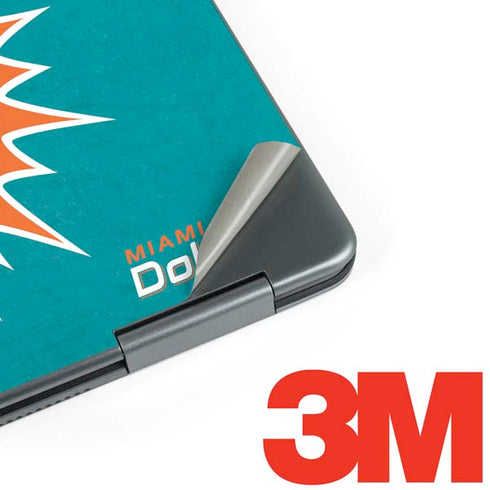 NFL Miami Dolphins Distressed- Aqua Notebook 9 Pro 13in (2017) Skin