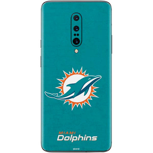 NFL Miami Dolphins Distressed- Aqua OnePlus 7 Pro Skin